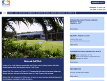 Tablet Screenshot of belmontgolf.com.au